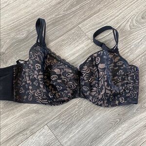 Elegant Black Lace Bra